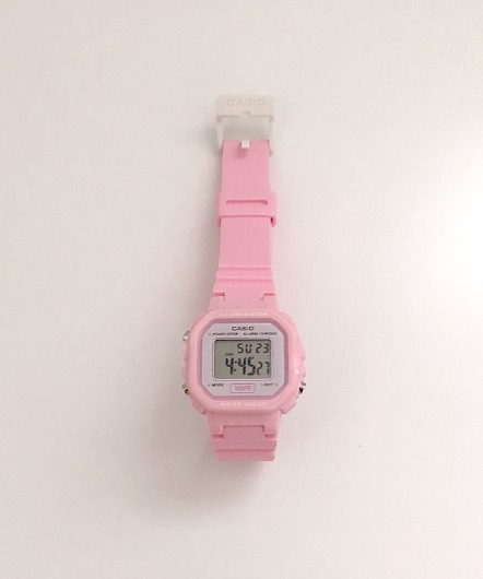 [CASIO]pink digital watch