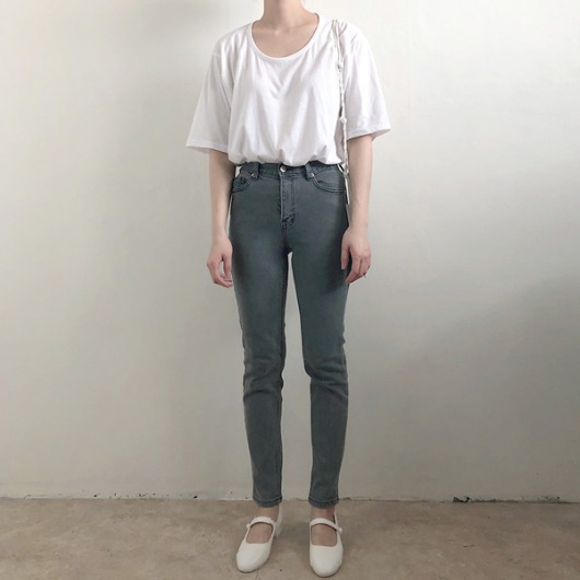 [sale]gray slim jean