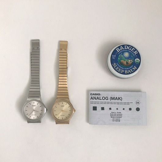 [CASIO]new-tro metal watch