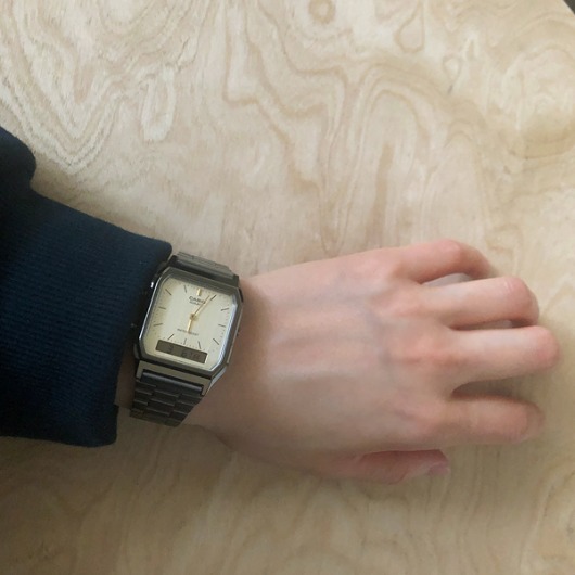 [CASIO]object metal watch(rich gray)