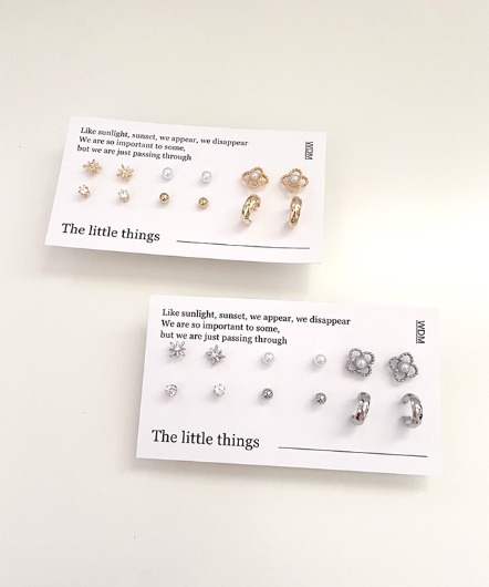 [sale]mini earring set