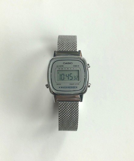 [CASIO]mini mesh watch