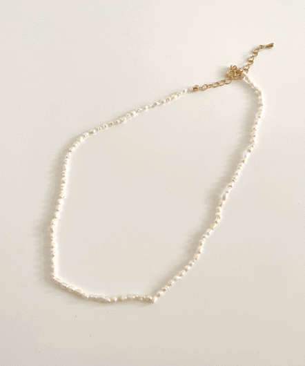 natural pearl necklace(담수진주)