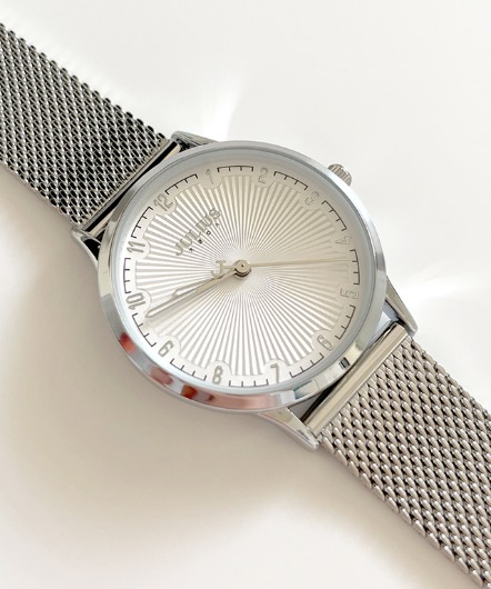 prism mesh strap watch