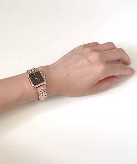 [sale]rose gold metal watch