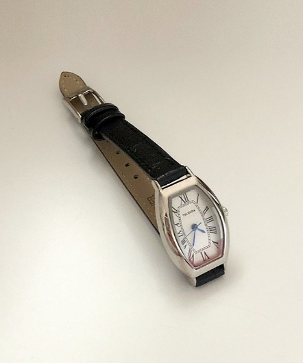 formal leather watch