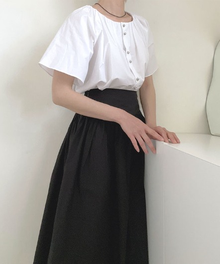 [sale]nadia blouse(white)