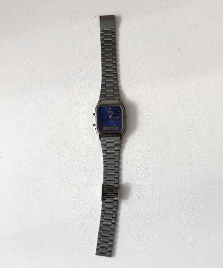 [CASIO]object metal watch(royal blue)