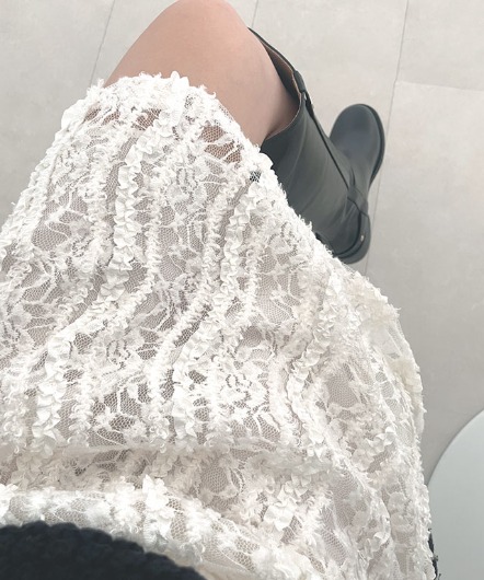 [sale]full lace mini skirt