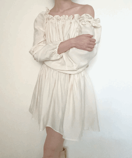 frill lover mini dress