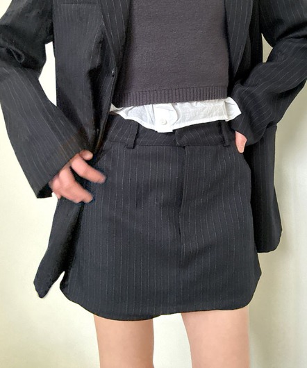 modern stripe skirtpants