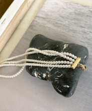 4 layer pearl necklace