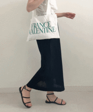 [sale]crease long skirt
