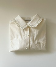 [sale]frill neck shirt