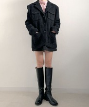 [sale]waffle wool jacket